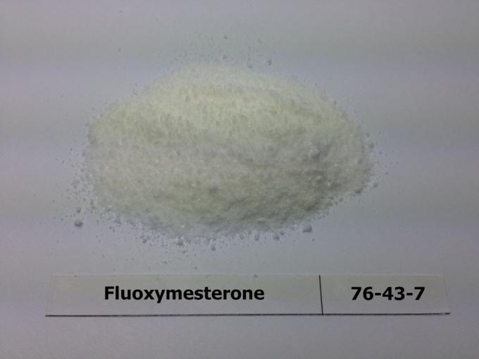 Fluoxymesterone / Halotestin Raw Steroid Powders Pharmaceutical Raw Materials CAS 76-43-7