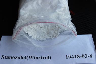 China Legit Oral Raw Steroid Powders Winstrol / Stanozolol For Bodybuilding CAS 10418-03-8 supplier